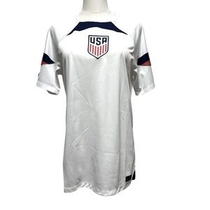 Nike United States Dri-fit Women’s White Soccer Jersey Shirt Sz S